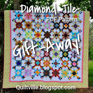 Diamond Tile PDF Pattern Gift-Away!  