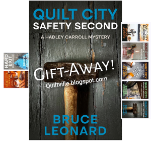 Quilt City: Safety Second Gift-Away!  