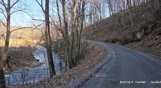 In Between The Quilting!  