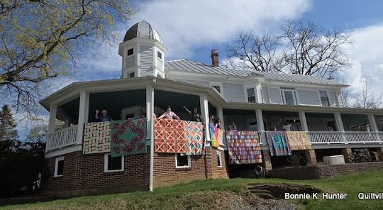 Quilt District Over The Rail!  